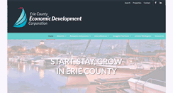 Desktop Screenshot of eriecountyedc.org